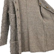 Chanel 1993 Collarless Jacket Brown #40