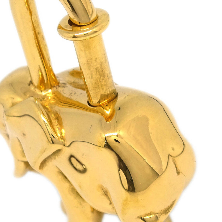 Hermes 1988 Elephant Cadena Gold Small Good