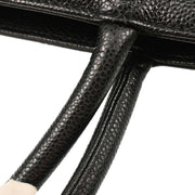 Chanel 2004-2005 Black Caviar Medallion Tote Handbag
