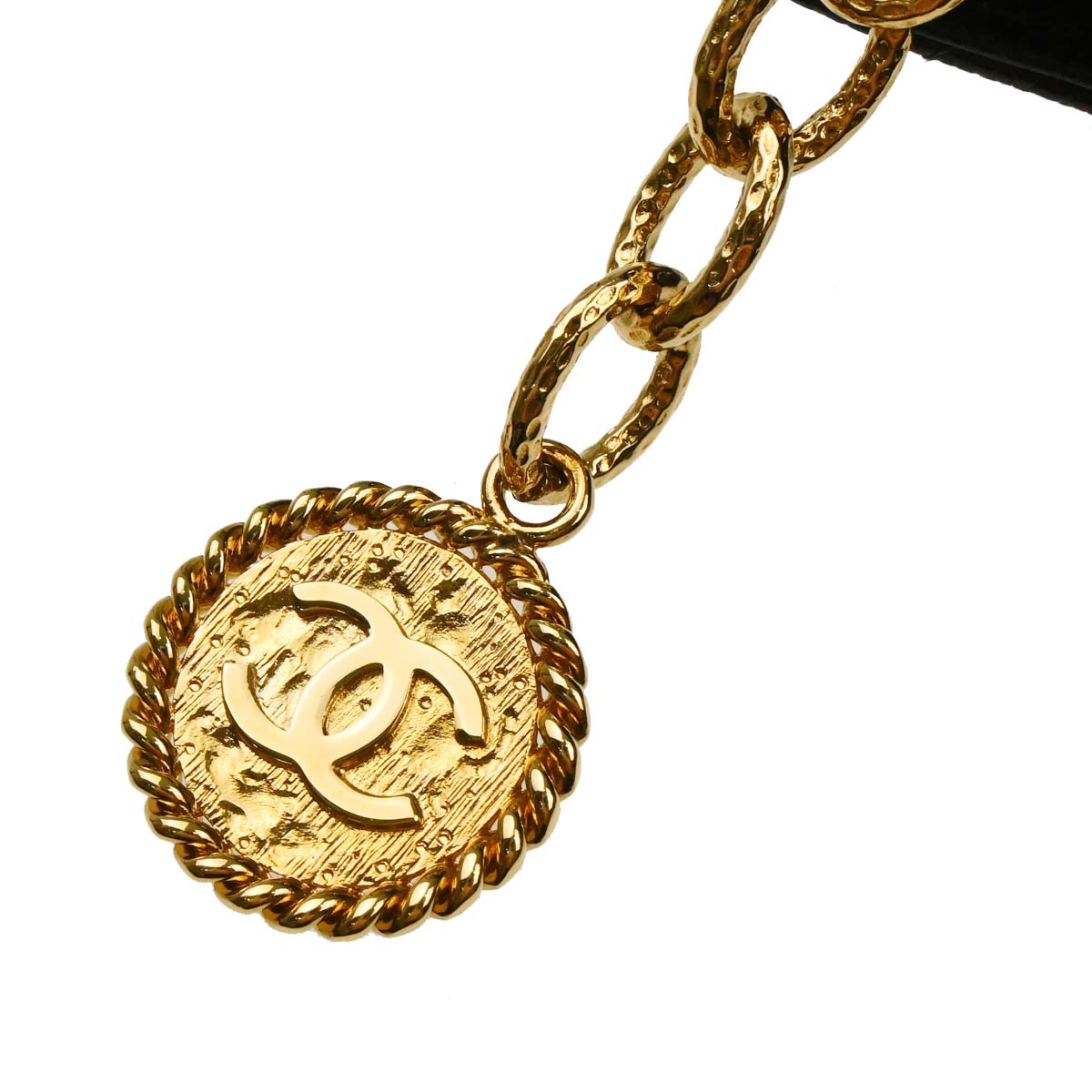 Chanel Black Caviar Medallion Tote Handbag