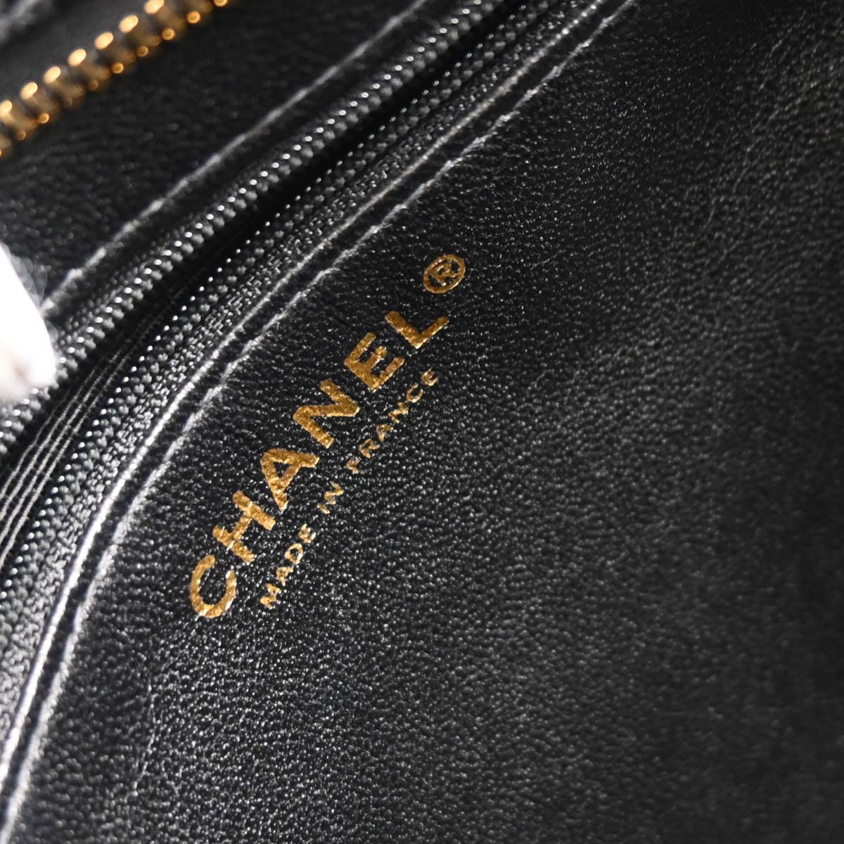 Chanel Black Caviar Medallion Tote Handbag
