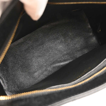Chanel Black Caviar Medallion Tote Handbag
