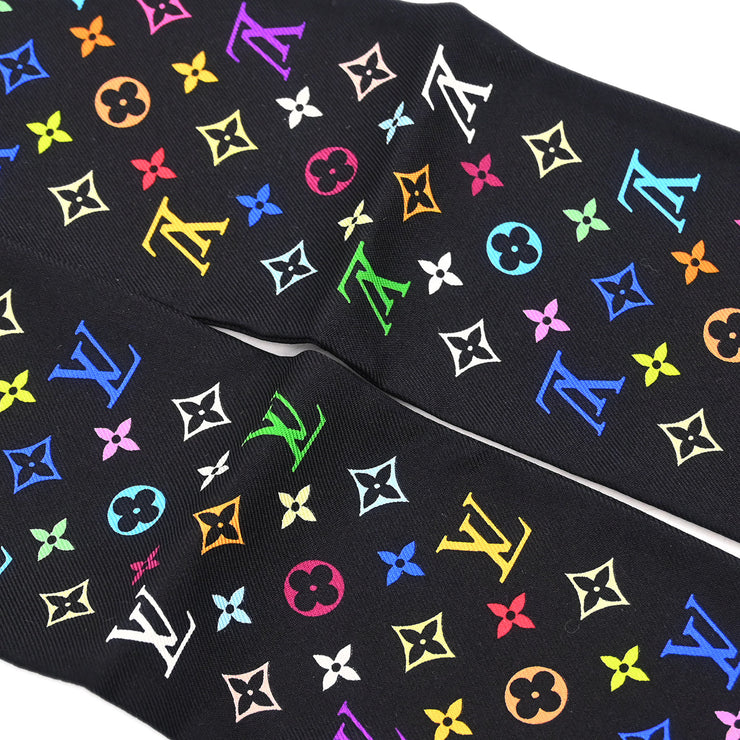 Louis Vuitton Black Multicolor Bandeau Scarf M71992 Small Good