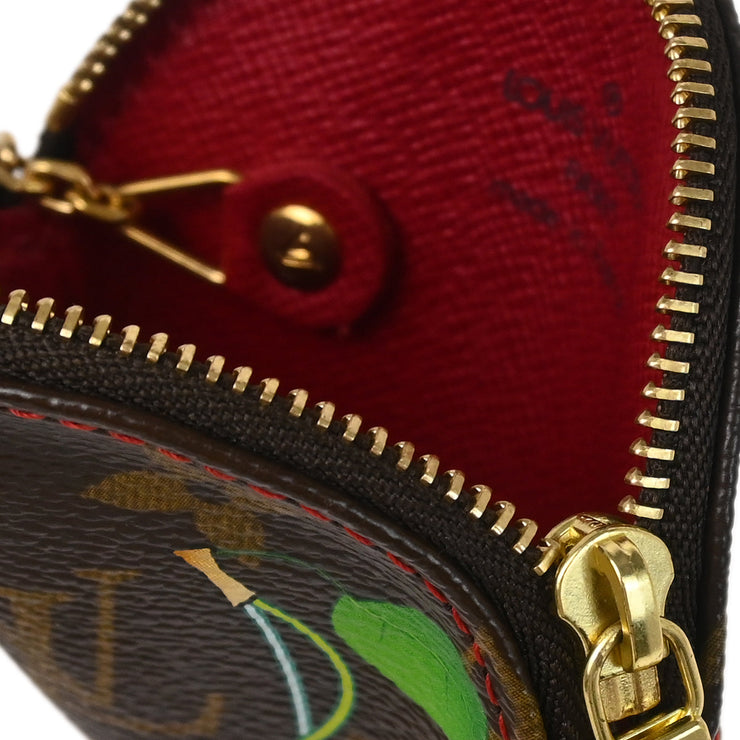 Louis Vuitton 2005 Cherry Porte Monnaie Rond Coin Case Wallet M95043