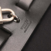 Hermes Black Natural Toile GM Officier Herbag PM 2 in 1 Handbag