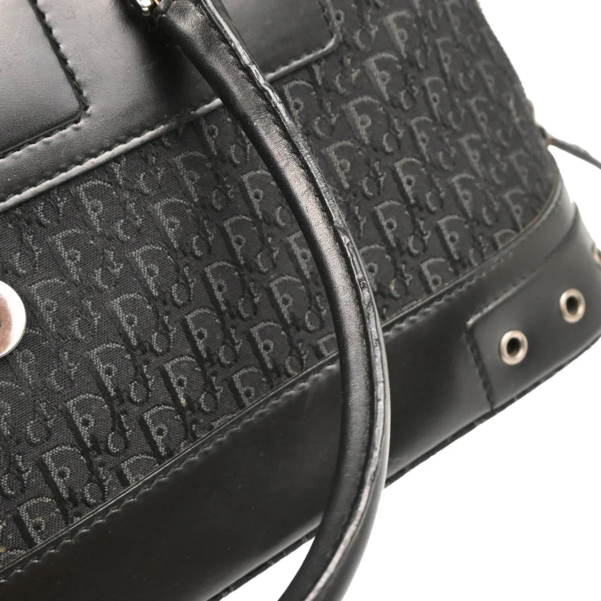 Christian Dior Black Trotter Street Chic Handbag