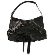 Christian Dior Black Corset Ballet Shoulder Bag