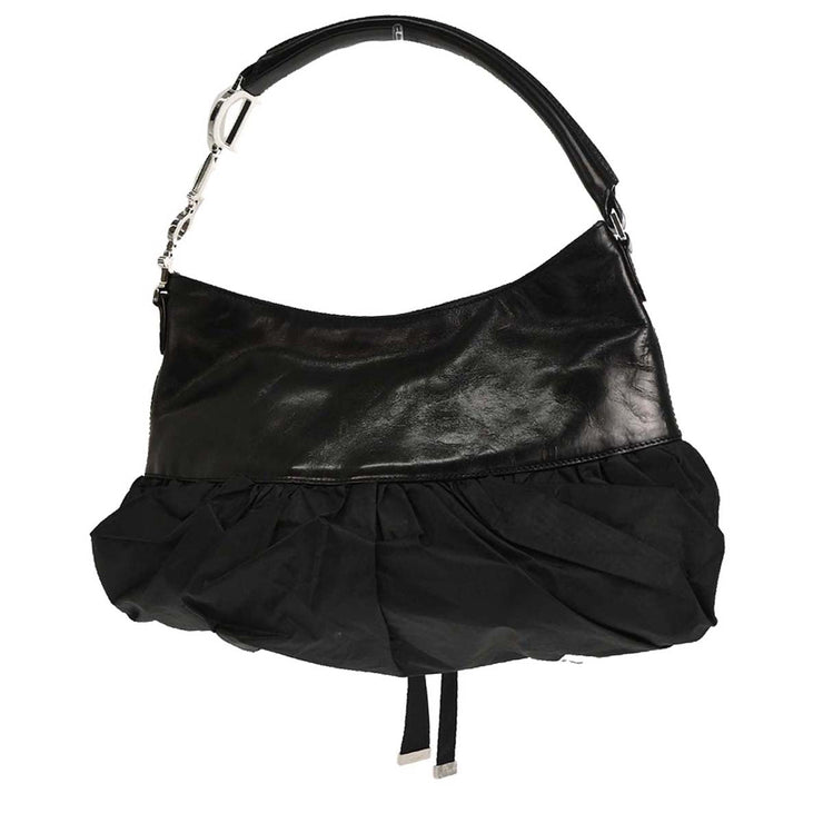 Christian Dior Black Corset Ballet Shoulder Bag
