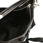 Christian Dior Black Corset Ballet Shoulder Bag