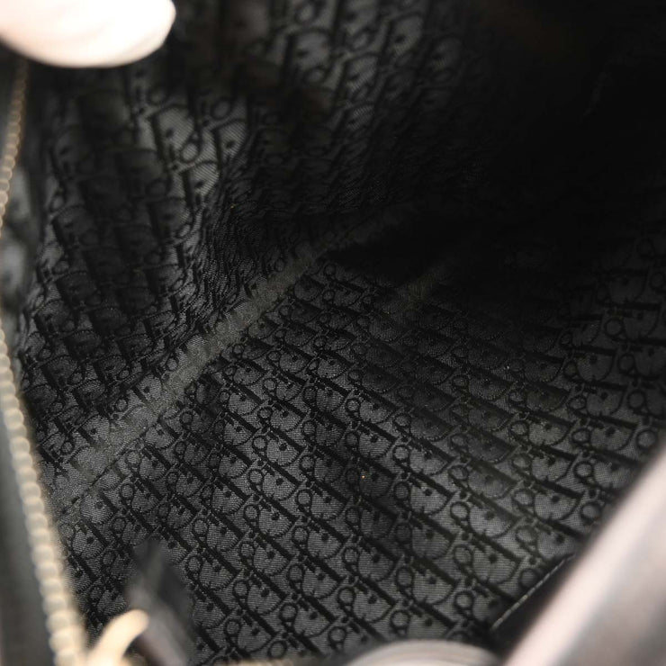 Christian Dior Black Corset Ballet Shoulder Bag