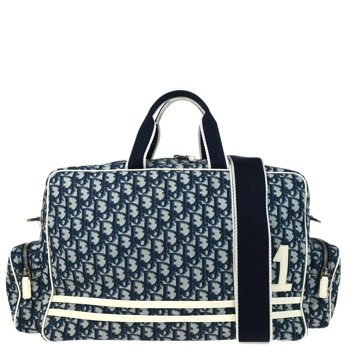 Christian Dior Blue Trotter 2way Shoulder Handbag