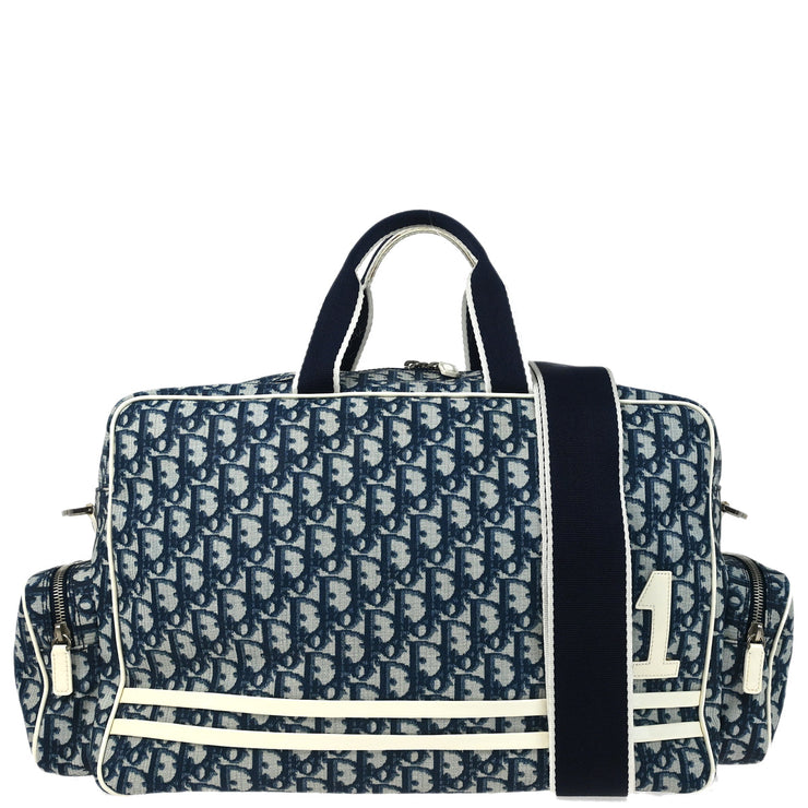 Christian Dior 2002 Blue Trotter 2way Shoulder Handbag