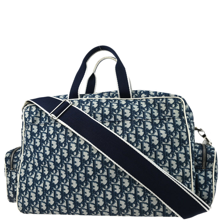 Christian Dior 2002 Blue Trotter 2way Shoulder Handbag