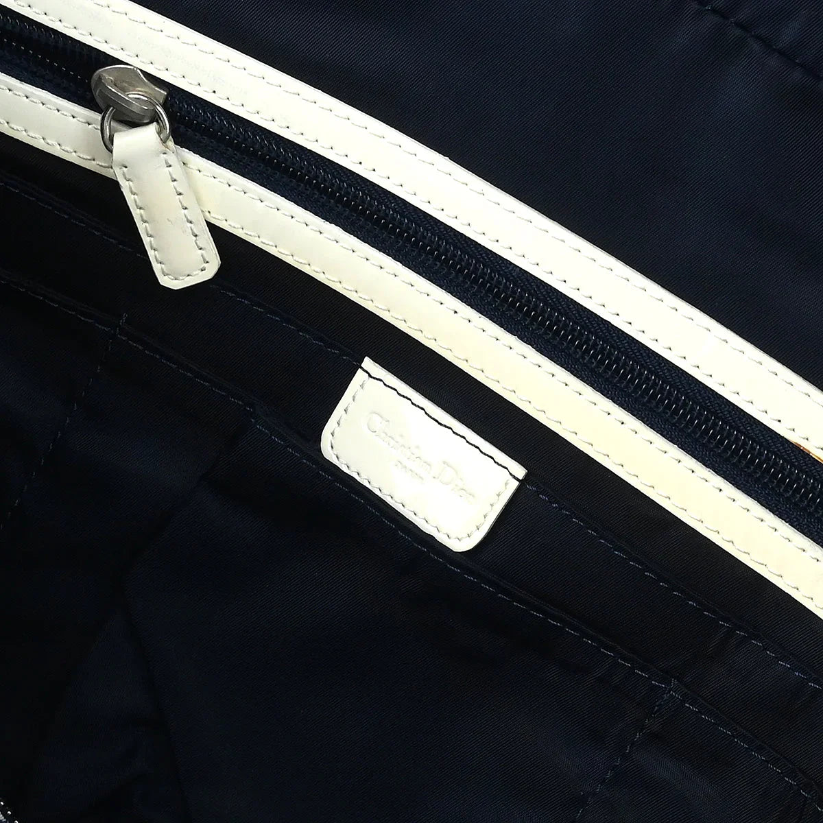 Christian Dior Blue Trotter 2way Shoulder Handbag