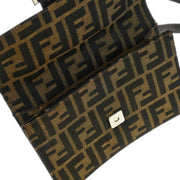 Fendi Brown Zucca Shoulder Bag