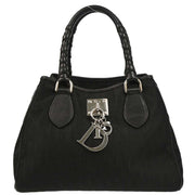 Christian Dior 2006 Black Lovely Trotter Tote Bag