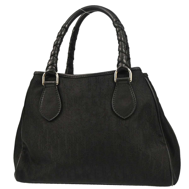 Christian Dior 2006 Black Lovely Trotter Tote Bag