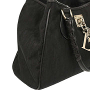 Christian Dior 2006 Black Lovely Trotter Tote Bag