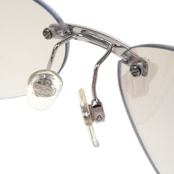 Chanel Sunglasses Eyewear Clear Gray Small Good