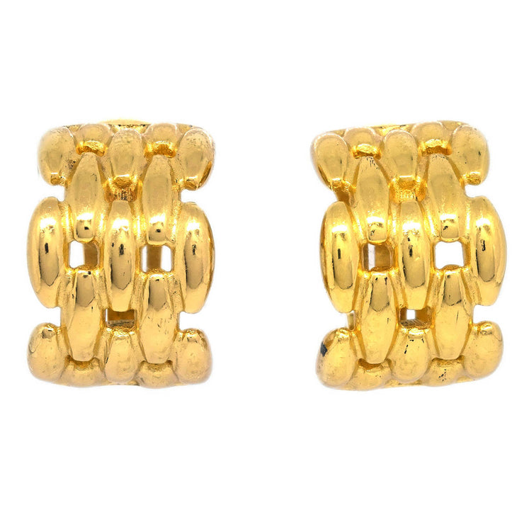 Christian Dior Earrings Clip-On Gold