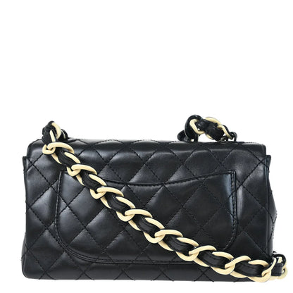 Chanel 2000-2001 Black Calfskin Single Flap Shoulder Bag