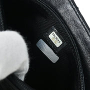 Chanel Black Calfskin Single Flap Shoulder Bag