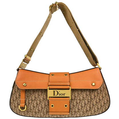 Christian Dior Brown Trotter Street Chic Columbus Shoulder Bag