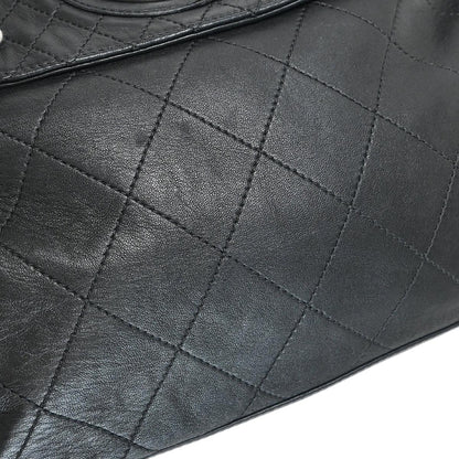 Chanel Black Lambskin Chain Shoulder Bag