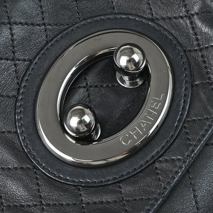 Chanel Black Lambskin Chain Shoulder Bag