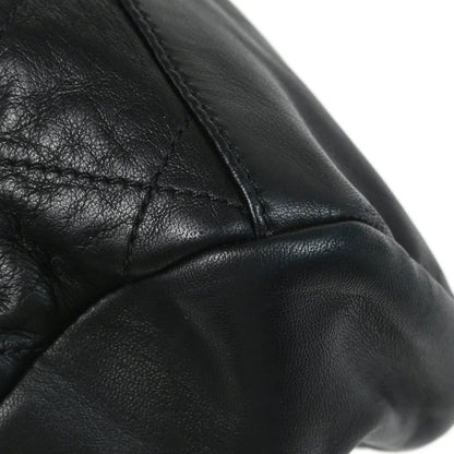 Chanel Black Lambskin Chain Shoulder Bag