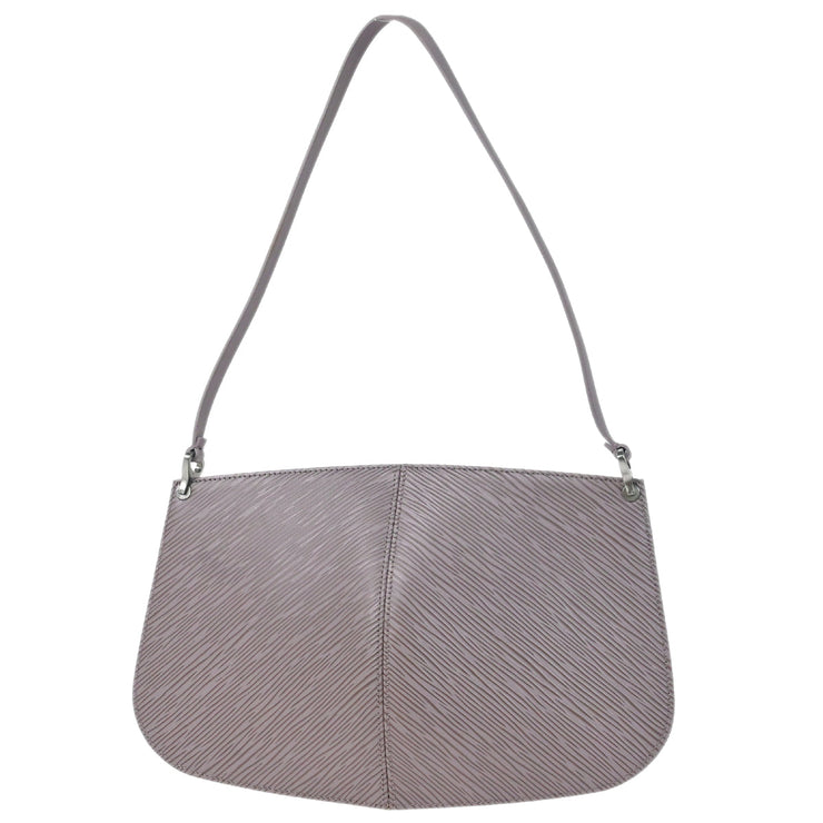 Louis Vuitton Purple Epi Pochette Demi-lune Handbag M5262B
