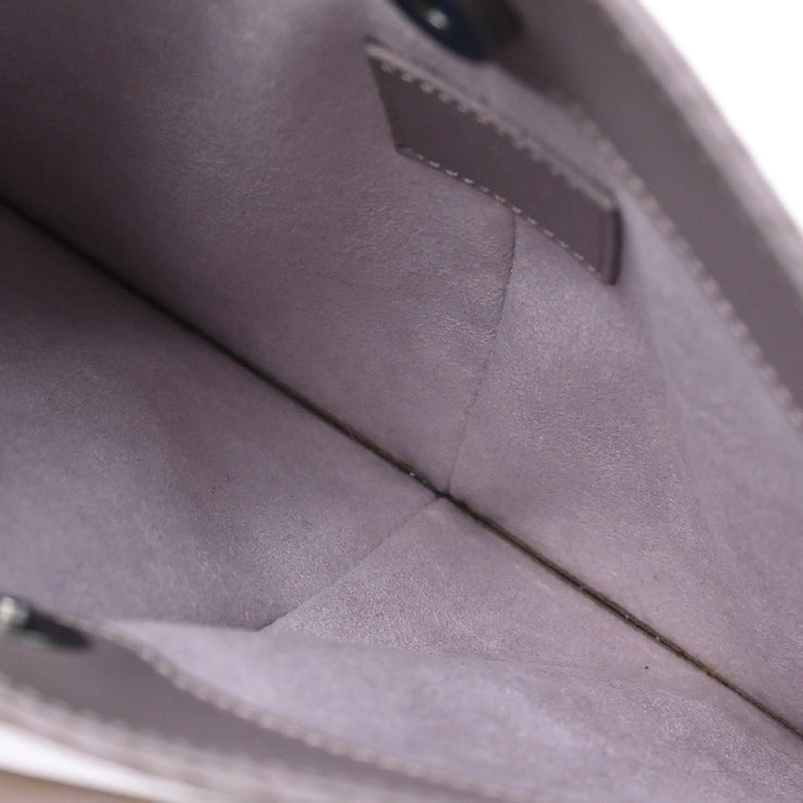 Louis Vuitton Purple Epi Pochette Demi-lune Handbag M5262B