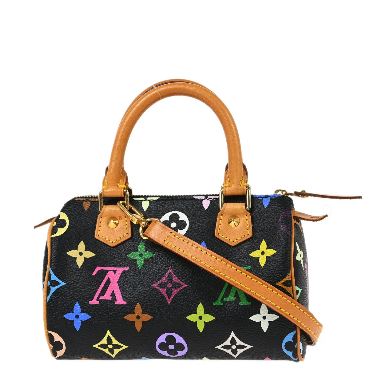 Louis Vuitton 2003 Multicolor Mini Speedy 2way Shoulder Handbag M92644