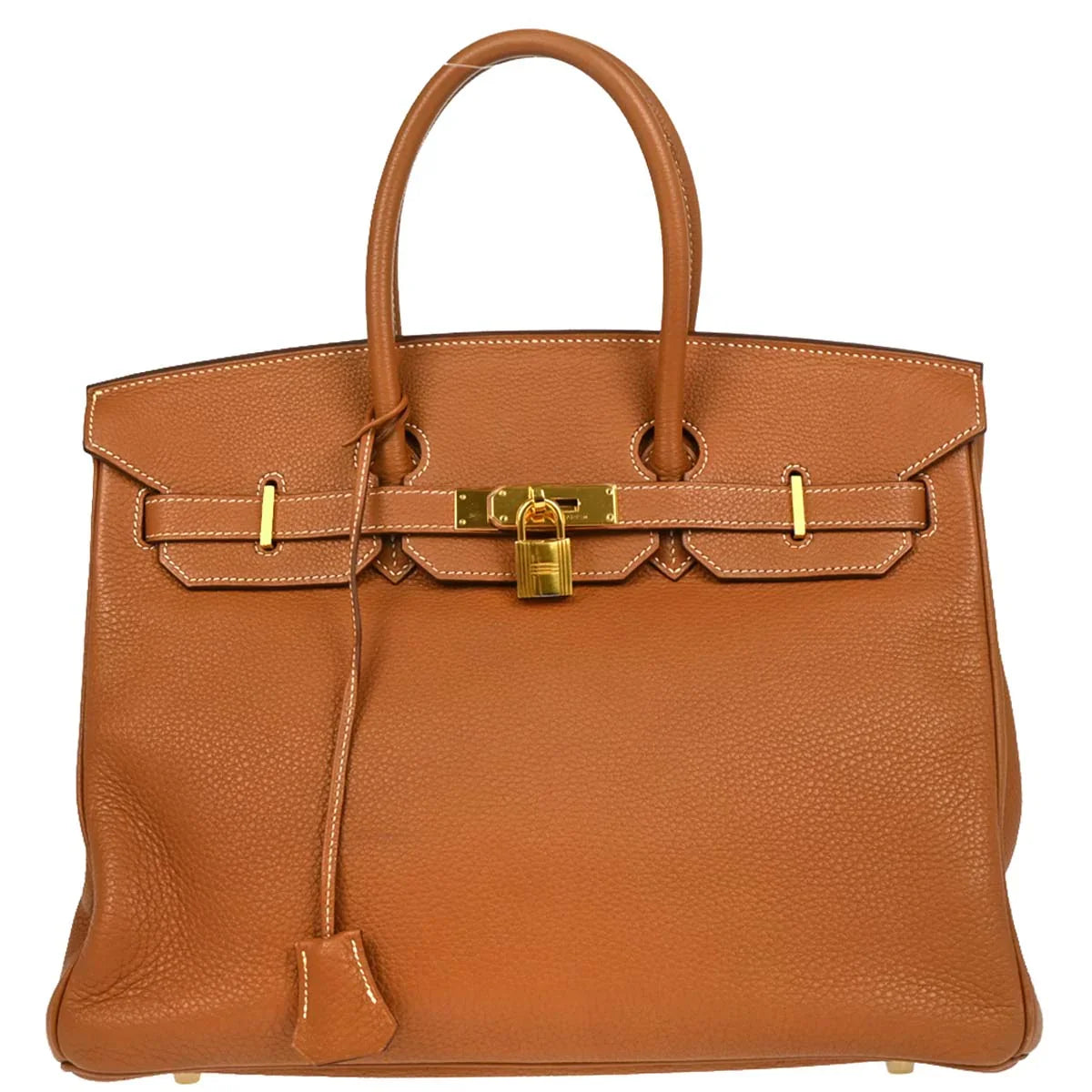 Hermes Gold Togo Birkin 35 Handbag