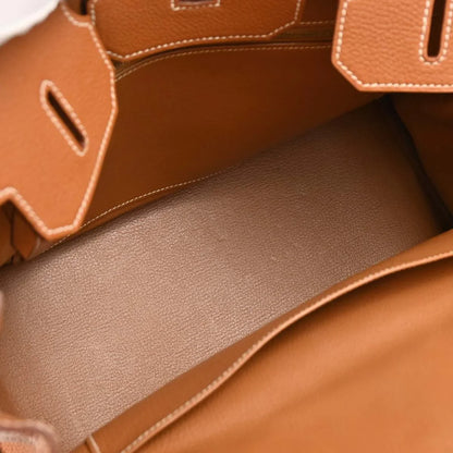 Hermes Gold Togo Birkin 35 Handbag