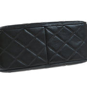 Chanel 1997-1999 Black Lambskin Camera Bag Mini