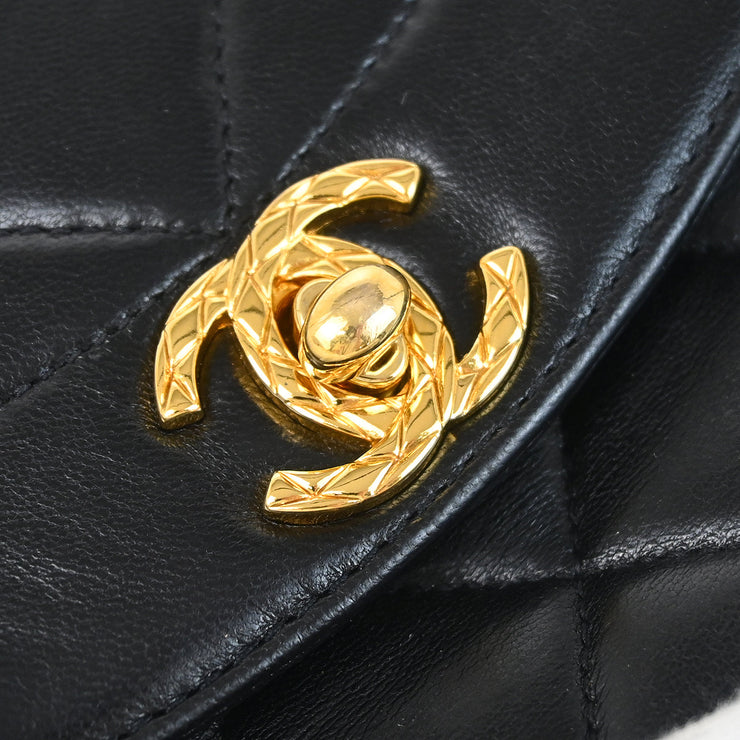 Chanel 1997-1999 Black Lambskin Camera Bag Mini