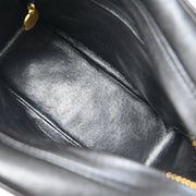Chanel 1997-1999 Black Lambskin Camera Bag Mini