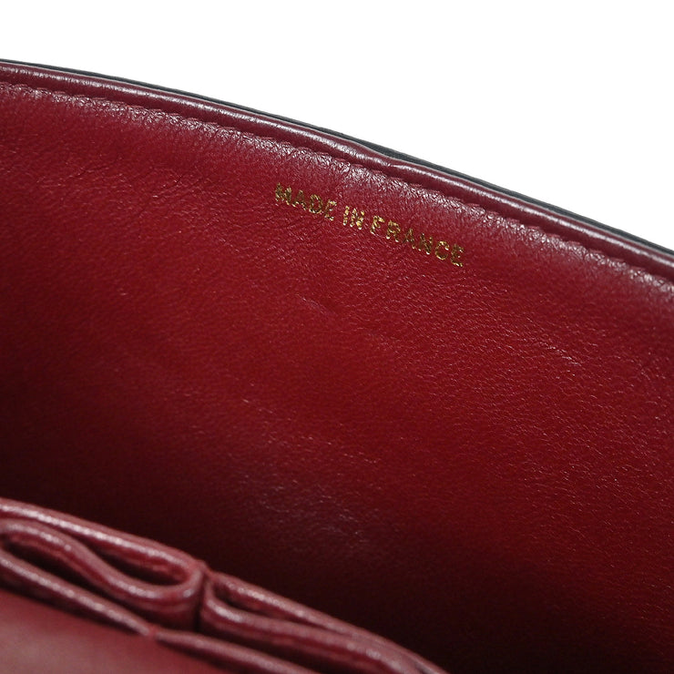 Chanel Black Lambskin Small Classic Double Flap Shoulder Bag