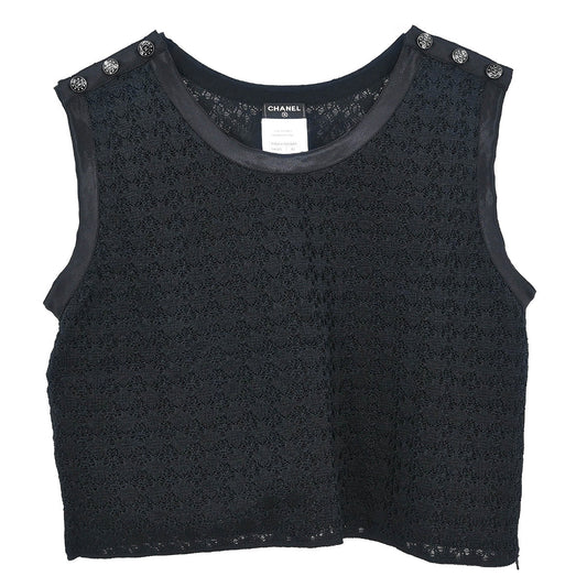 Chanel 2013 Sleeveless Top Black #42