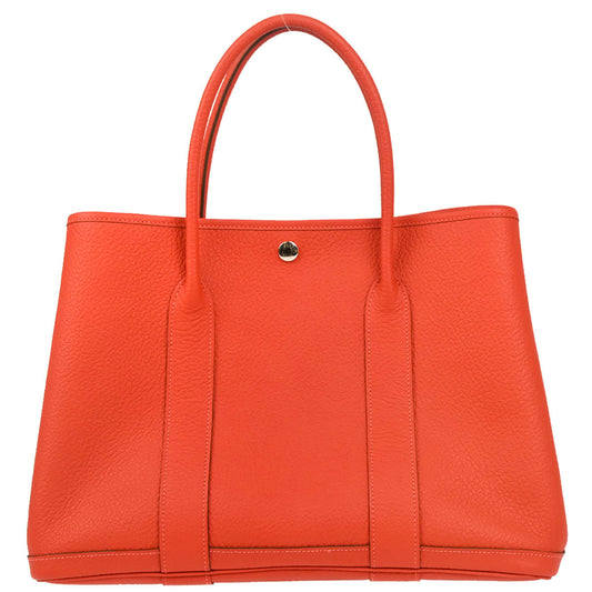 Hermes 2014 Rouge Pivoine Country Garden Party 36 PM Tote Bag
