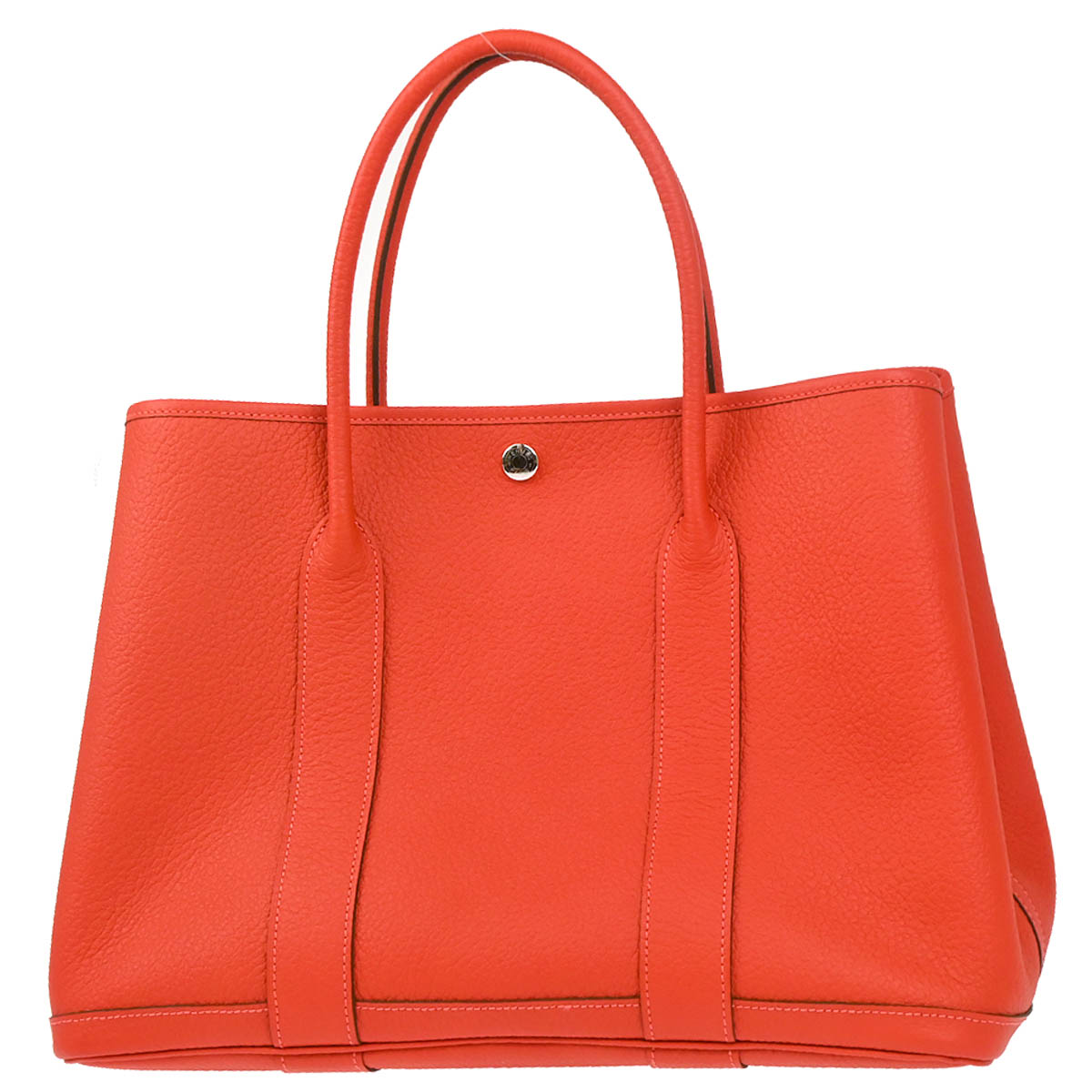 Hermes 2014 Rouge Pivoine Country Garden Party 36 PM Tote Bag