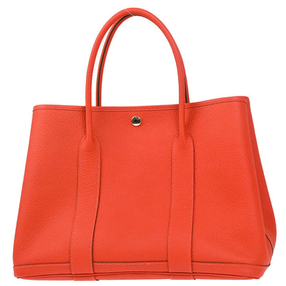 Hermes 2014 Rouge Pivoine Country Garden Party 36 PM Tote Bag