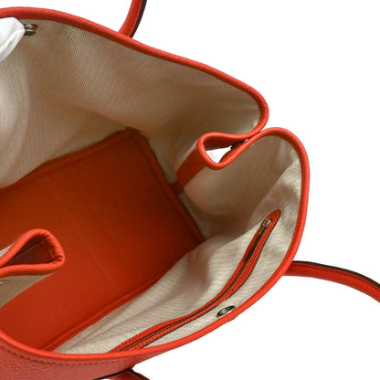 Hermes 2014 Rouge Pivoine Country Garden Party 36 PM Tote Bag