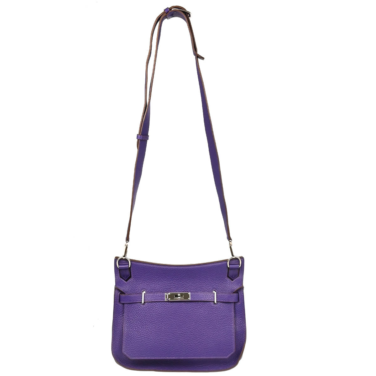 Hermes 2010 Iris Taurillon Clemence Jypsiere 28 Shoulder Bag
