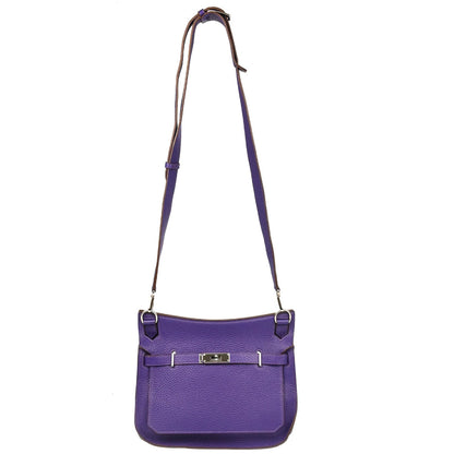 Hermes 2010 Iris Taurillon Clemence Jypsiere 28 Shoulder Bag