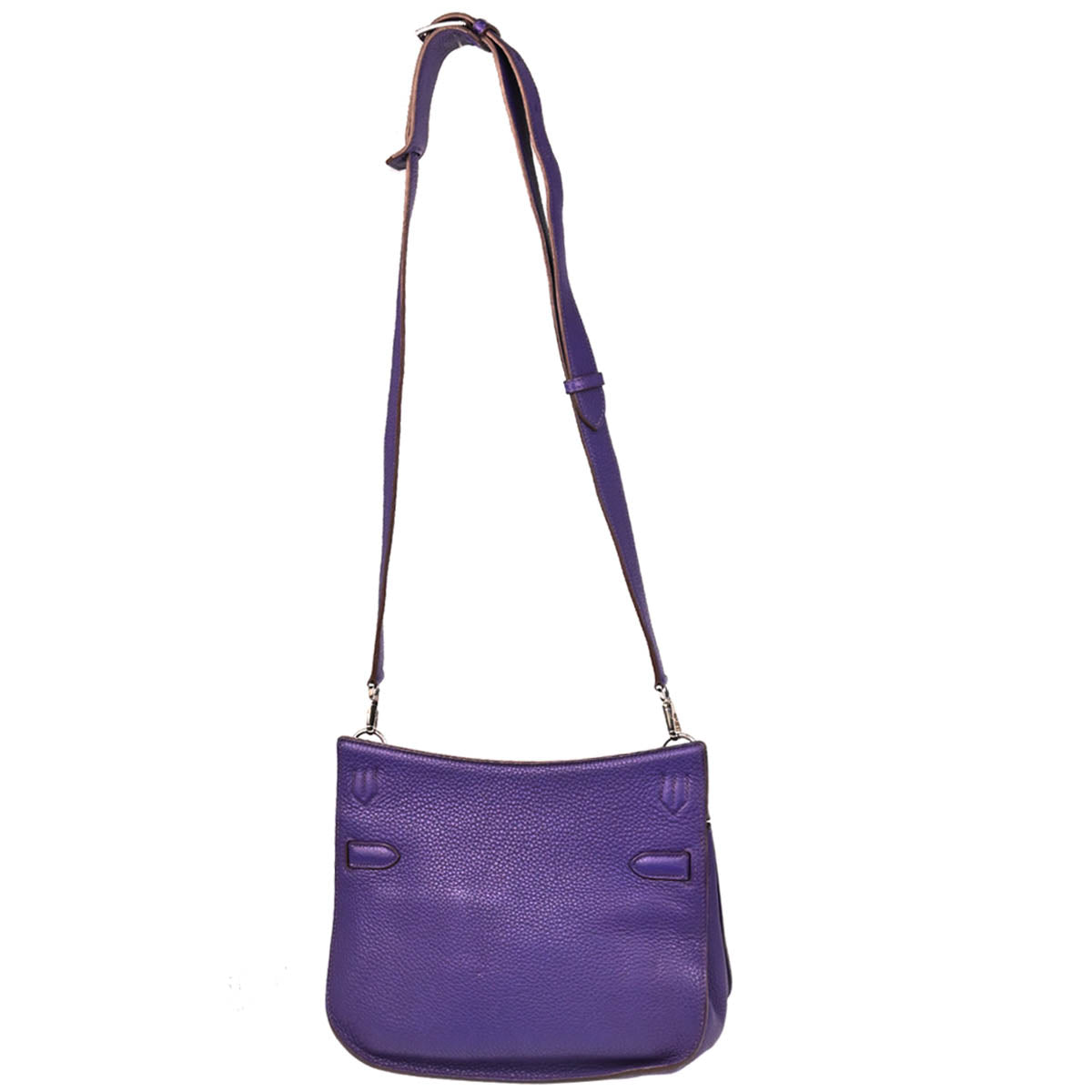 Hermes 2010 Iris Taurillon Clemence Jypsiere 28 Shoulder Bag