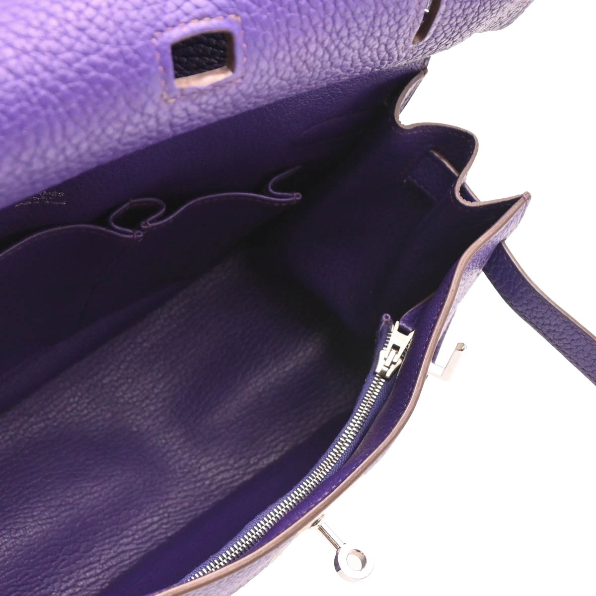 Hermes 2010 Iris Taurillon Clemence Jypsiere 28 Shoulder Bag