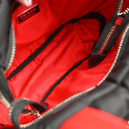 Prada Black Nylon 2way Shoulder Handbag