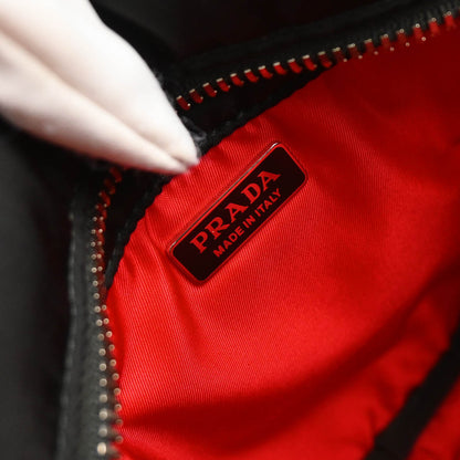 Prada Black Nylon 2way Shoulder Handbag